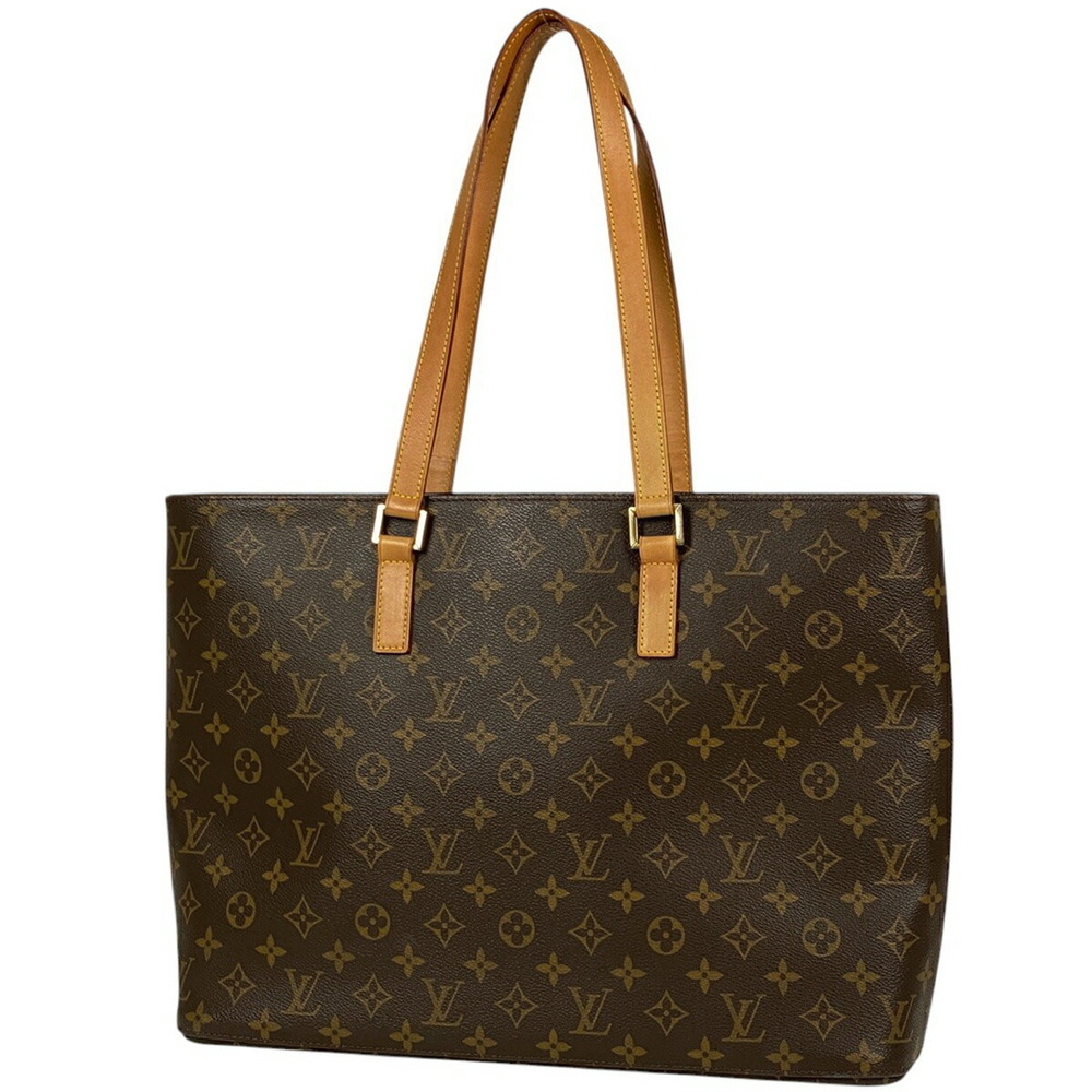 Louis Vuitton Luco Shoulder Bag Tote Monogram Brown